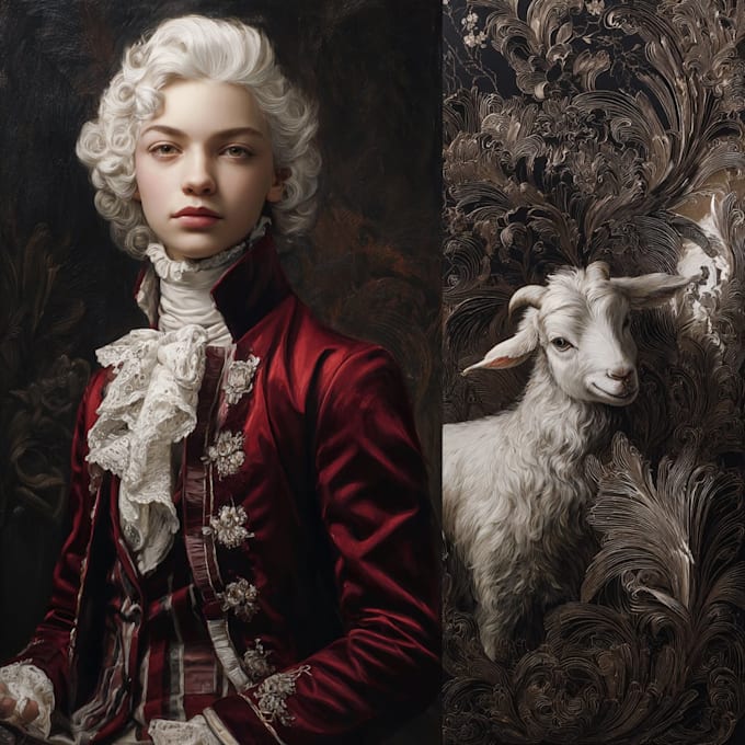 paint baroque inspired art in realism