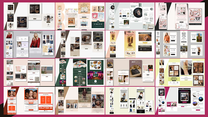 design responsive email campaigns or newsletters templates