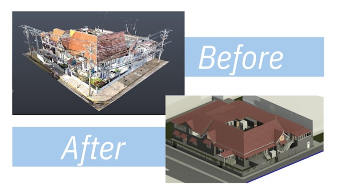 convert point cloud or laser scan to bim in revit