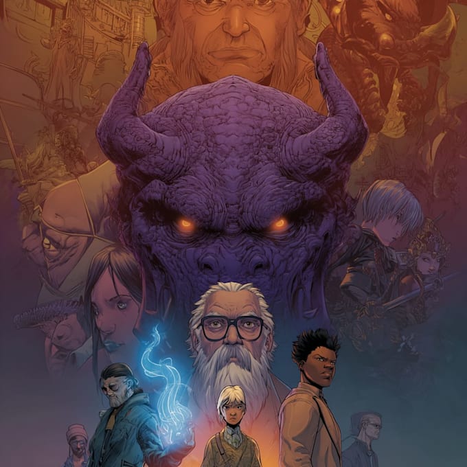 draw a custom cover art for your comic, book or podcast