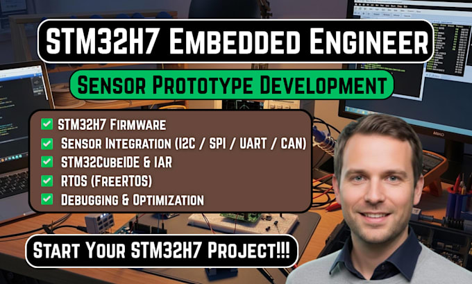 do stm32h7 embedded sensor prototype development using stm32cubeide and iar
