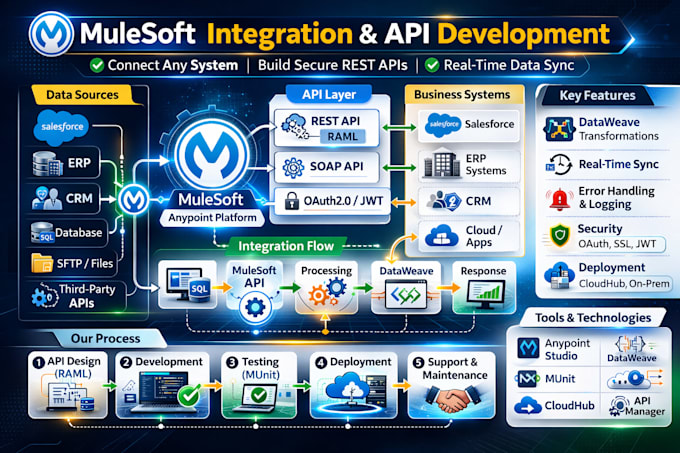 deliver mulesoft salesforce and API integration solutions