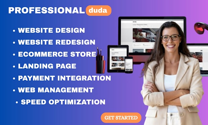design duda website for your business