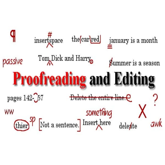 edit and proofread your manuscript