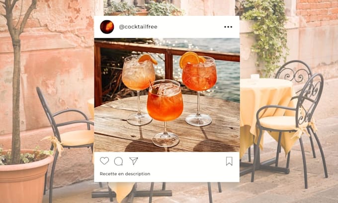 create your facebook and instagram posts with visuals