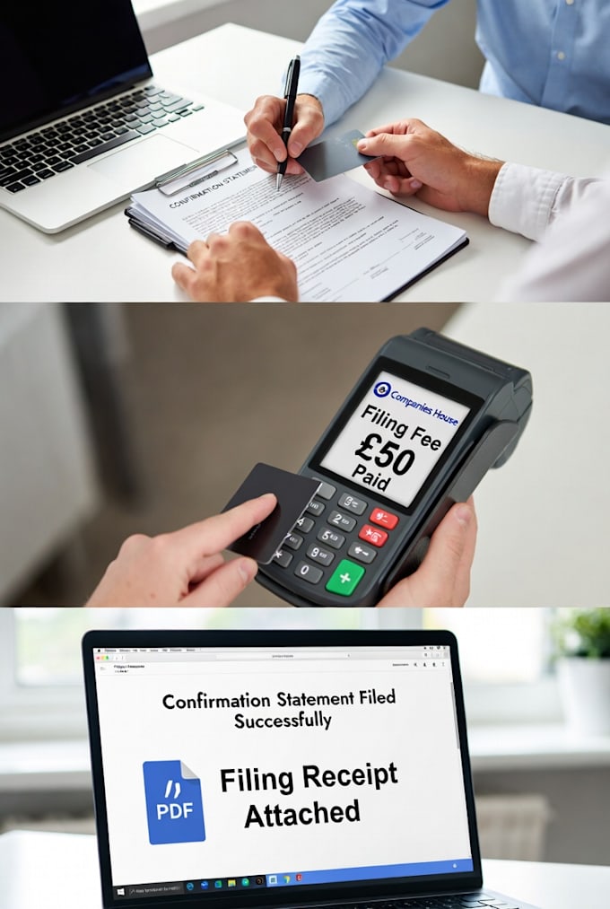 file UK company confirmation statement for you