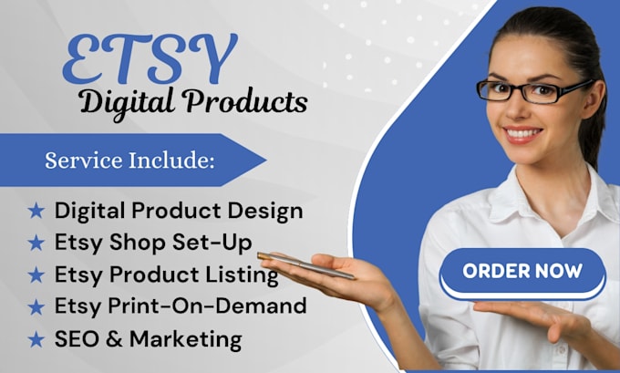 create etsy digital product etsy listing etsy shop setup etsy SEO
