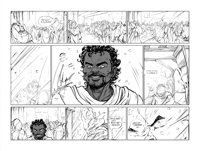 draw comic book illustration
