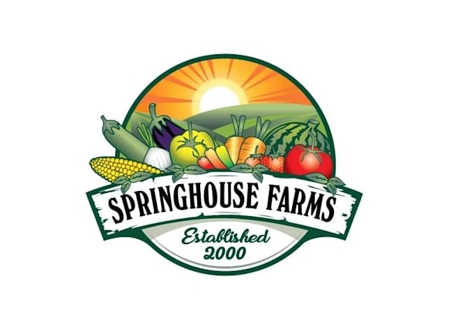 create a professional logo for your vegetable farm
