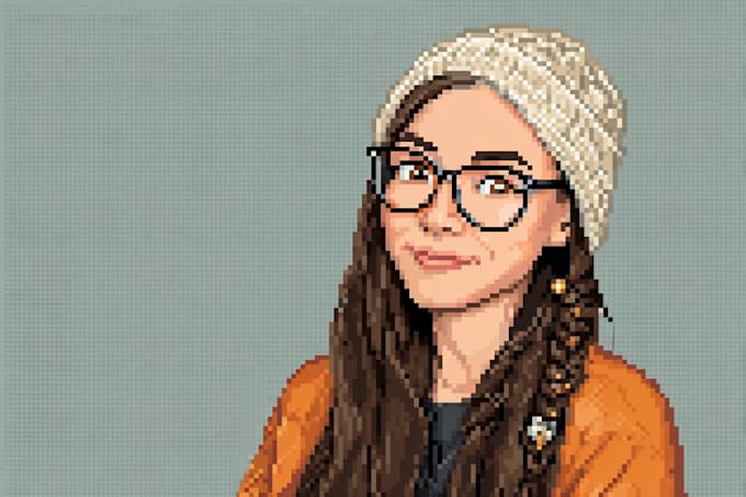 turn yourself a amazing pixel art avatar portrait