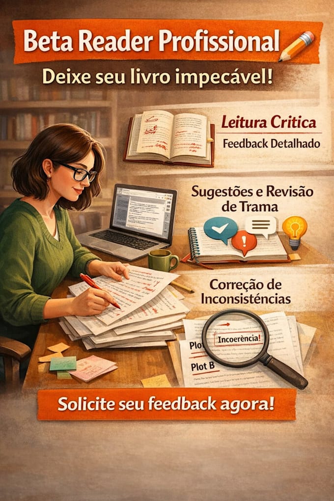 can be your beta reader and provide detailed feedback