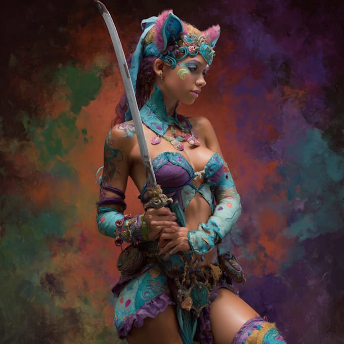 fantasy character art and fantasy character art