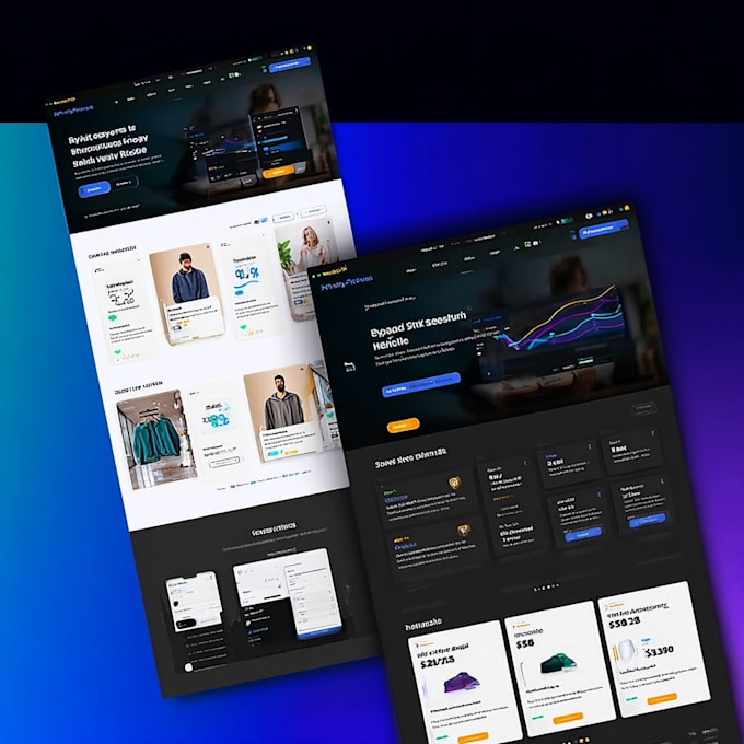 do website ui ux design, figma website design