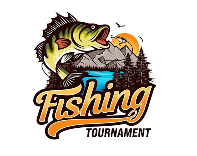 make a high quality fishing logo