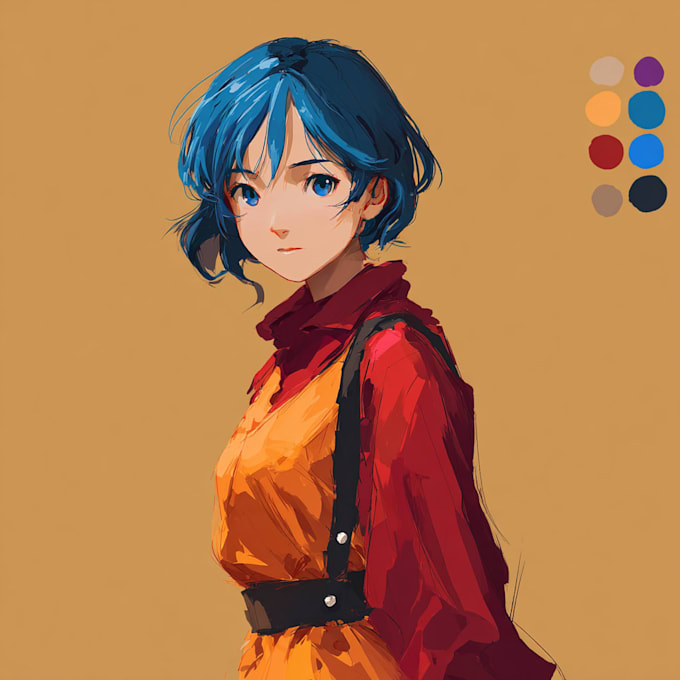 create a anime character