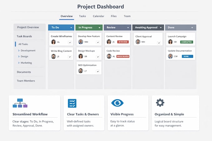 reorganize your project setup to restore clarity and control
