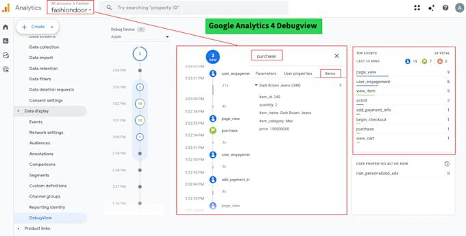 fix or setup google analytics 4, ga4 ecommerce and server side tracking via gtm