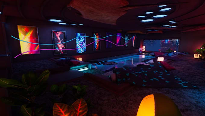 edit, create custom vrchat world, vrc world, vr meta horizon world 3d background