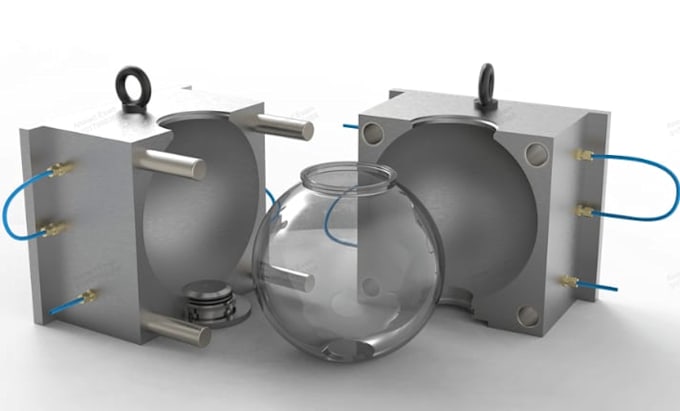 create cgi 3d plastic mold design, rubber plastic mold, injection mold design