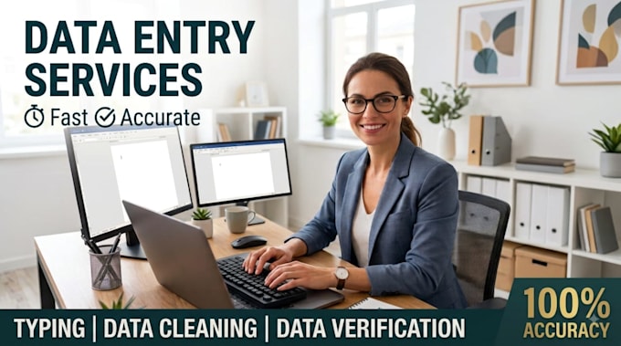 do data entry, ms word, excel and powerpoint work