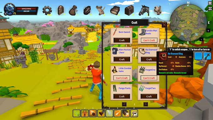 Develop unreal engine 5 drag drop inventory equipment ui hud system ...