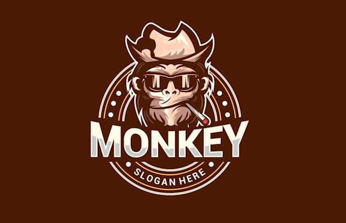 design high quality monkey audio repair logo