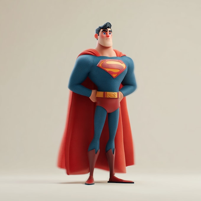 design a professional superhero character