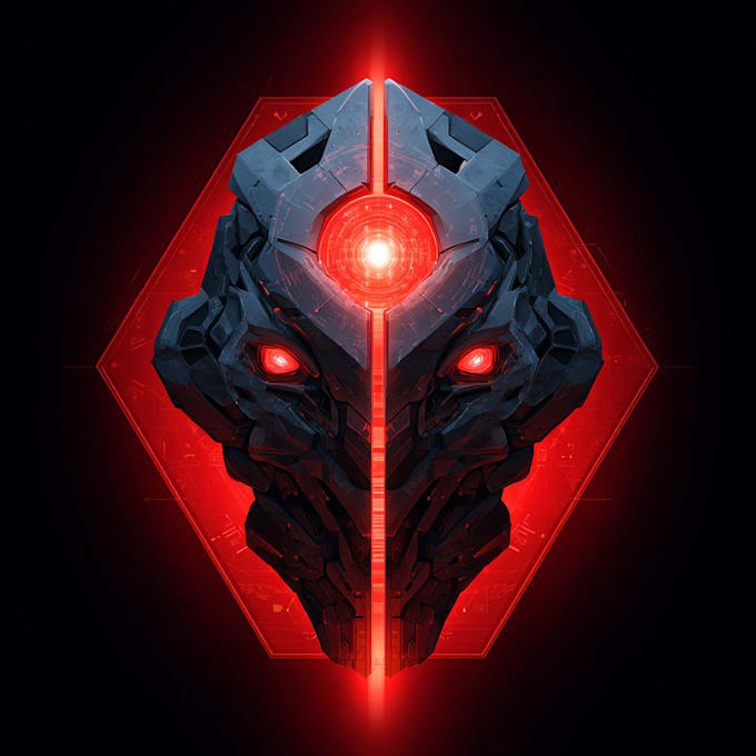 design typeface or typography cyberpunk, futuristic logo