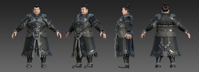 model your custom 3d anime character for game or animation