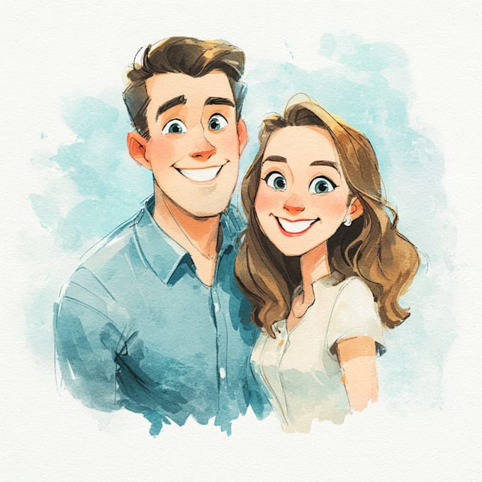 beautiful portrait in disney cartoon