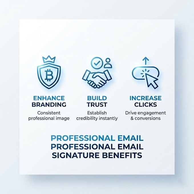design a professional clickable HTML email signature