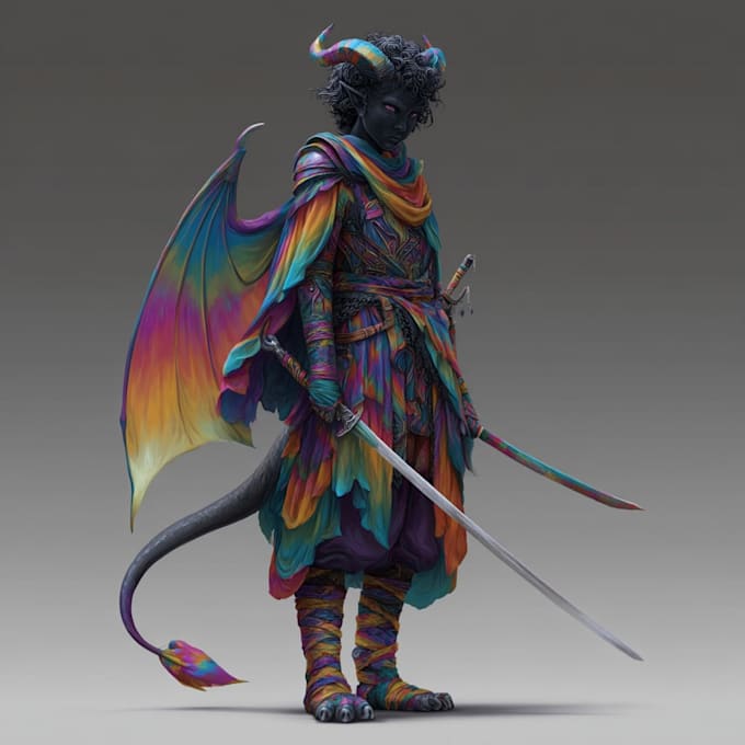 make an amazing fantasy horror and dnd character