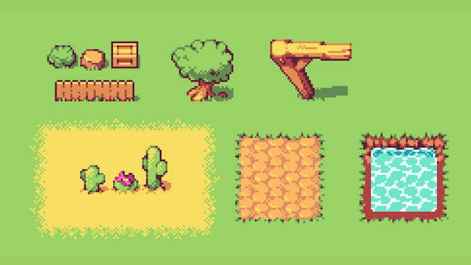 do pixel art tileset, pixel tileset, top down pixel tilset, isometric, tile map