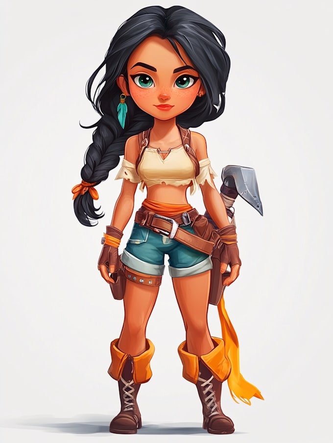 create 2d game character