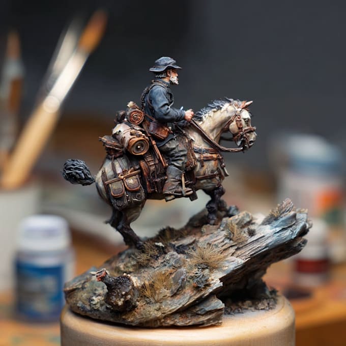 create a anime model painting