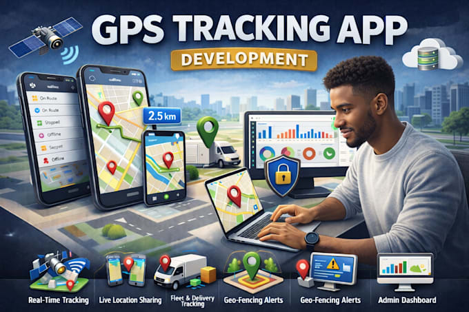 build tracking app, gps app, gps tracking app, location tracker mobile app