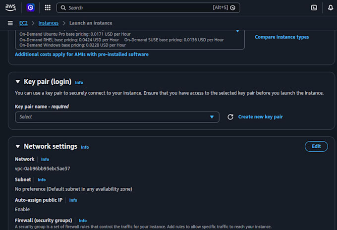 set up and troubleshoot AWS ec2 cloud infrastructure