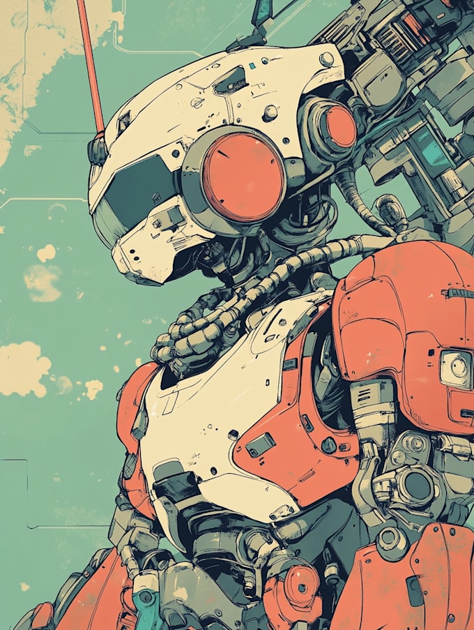do complete mecha concept arts