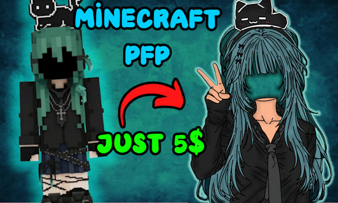 draw your minecraft character, skin, pfp