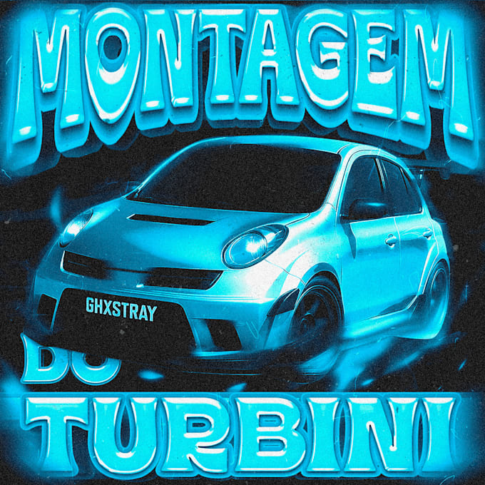 create a phonk, funk, drift cover art for spotify