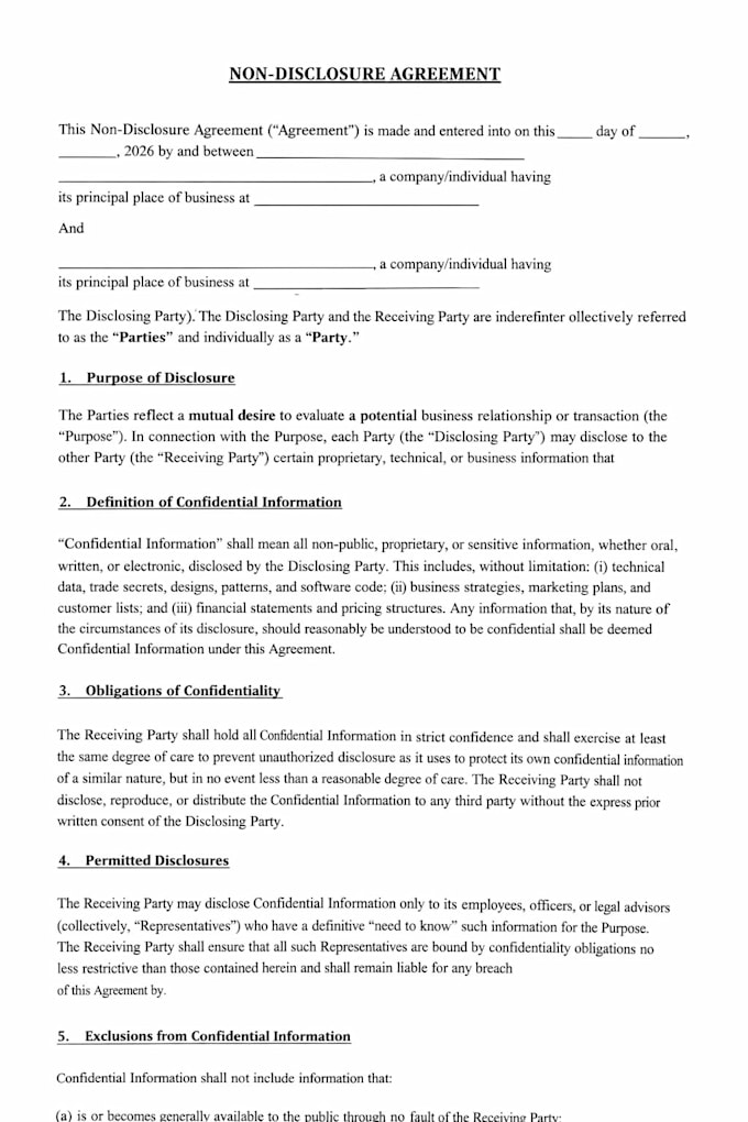 draft a professional nda for US UK uae law