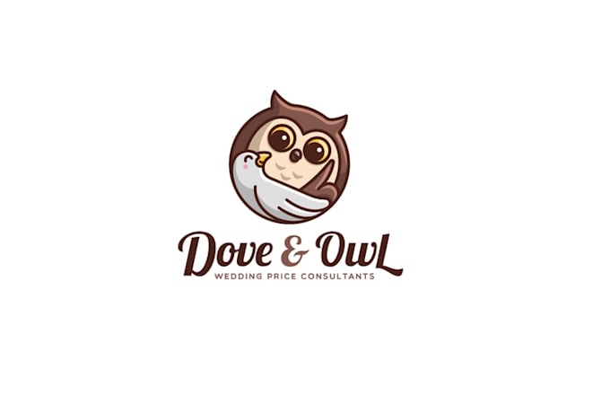 do mascot cute chibi art, kawaii logo or sticker patch design