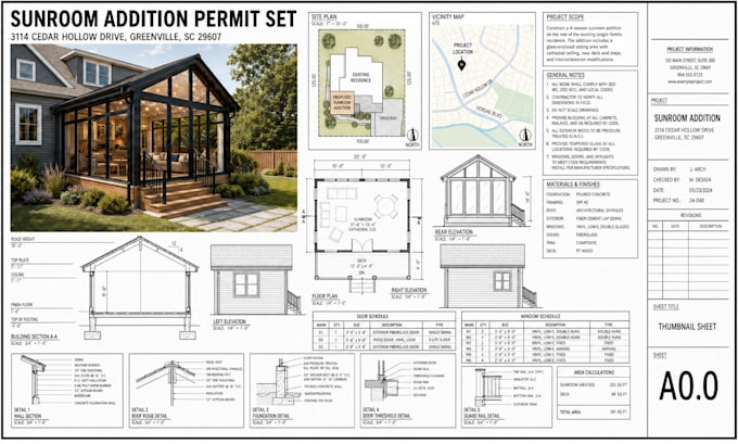 architect city permit 2d floor plan, adu, garage, deck, patio in autocad