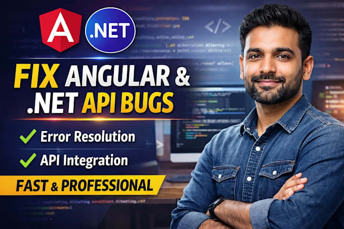 develop full stack web app in angular dot net api and sql server