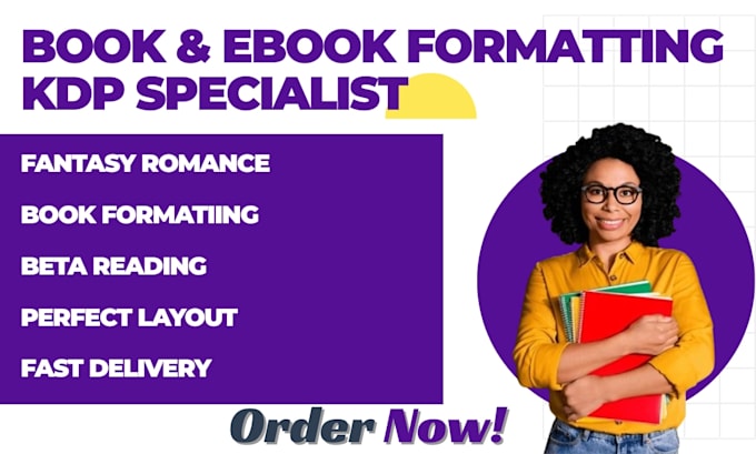 book formatting ebook formatting KDP formatting  fantasy romance beta reading