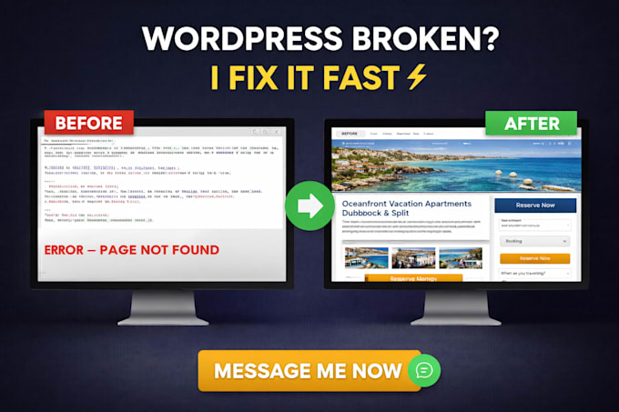 fix wordpress bugs, errors and speed issues fast