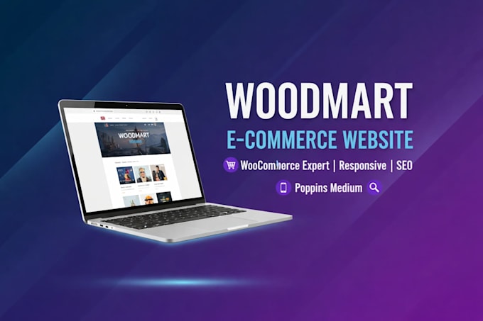 design ecommerce website using woodmart wordpress theme