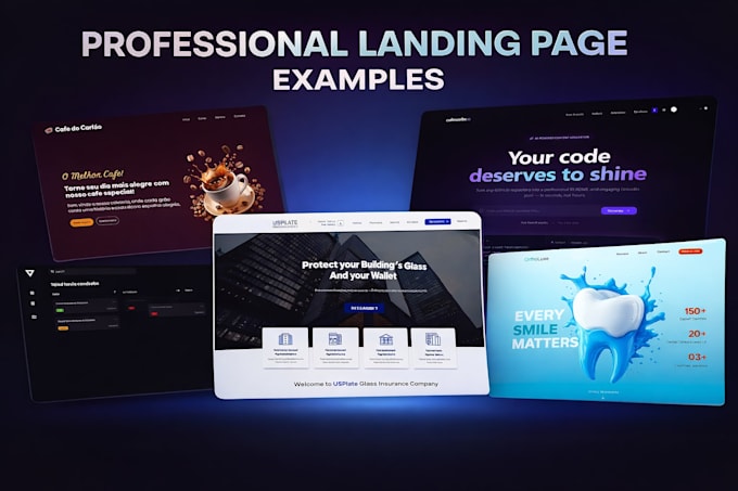 create a modern 3d landing page with responsive design