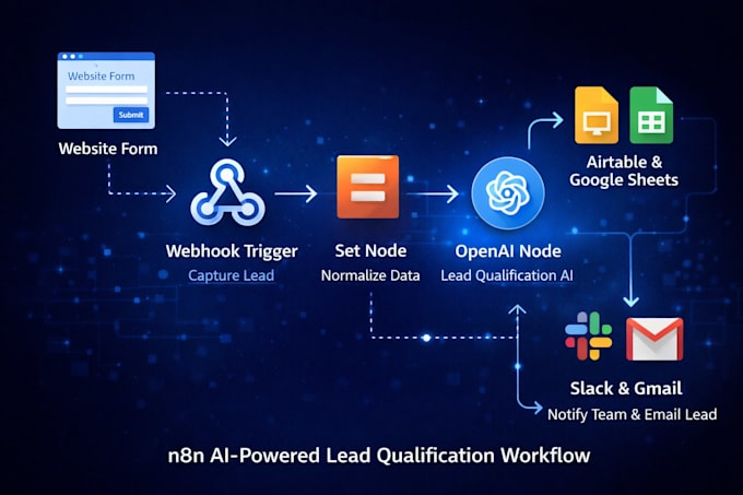 build ai automation systems, n8n workflows, and ai agent apps
