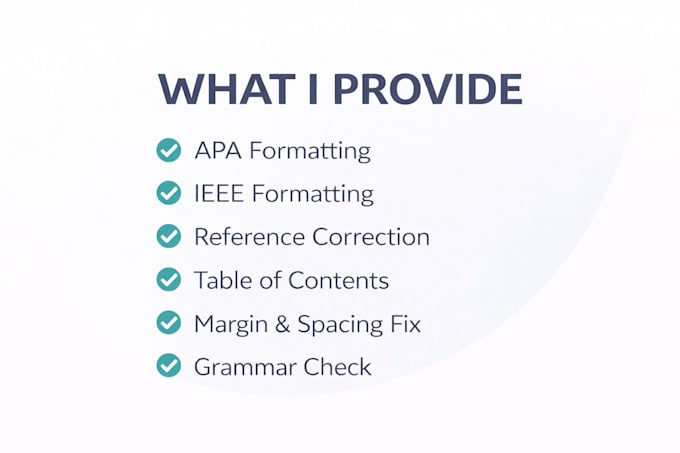 format your research paper in apa, ieee or mla style